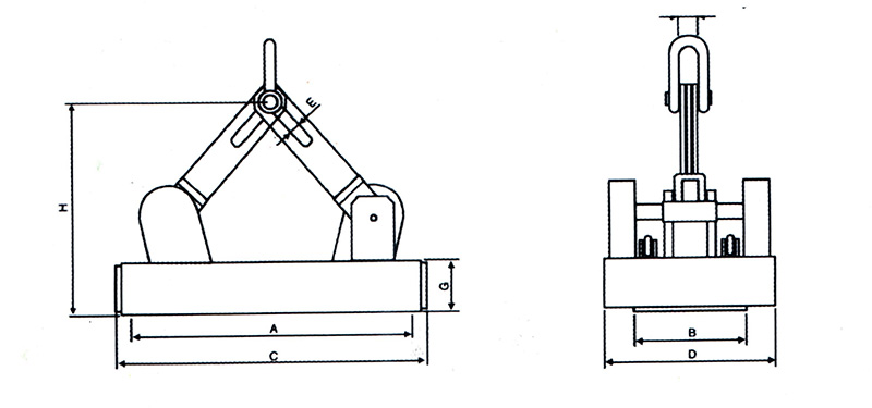 永磁起重机示意图